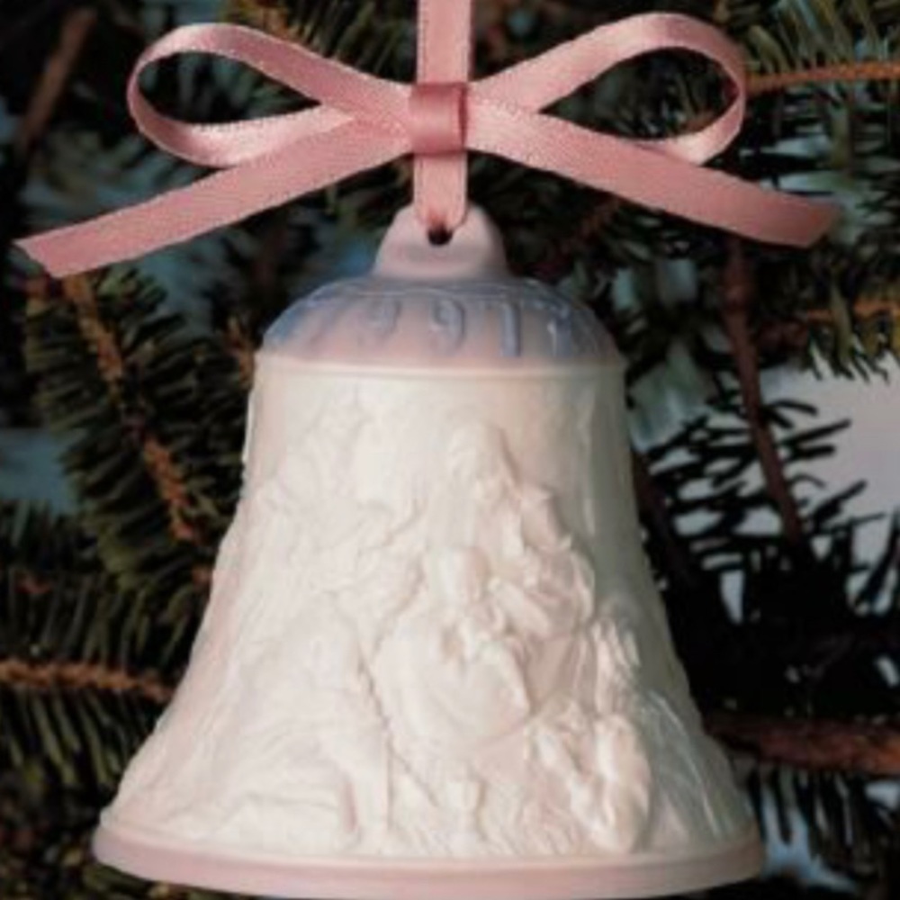Lladro 1997 limited release Christmas Bell